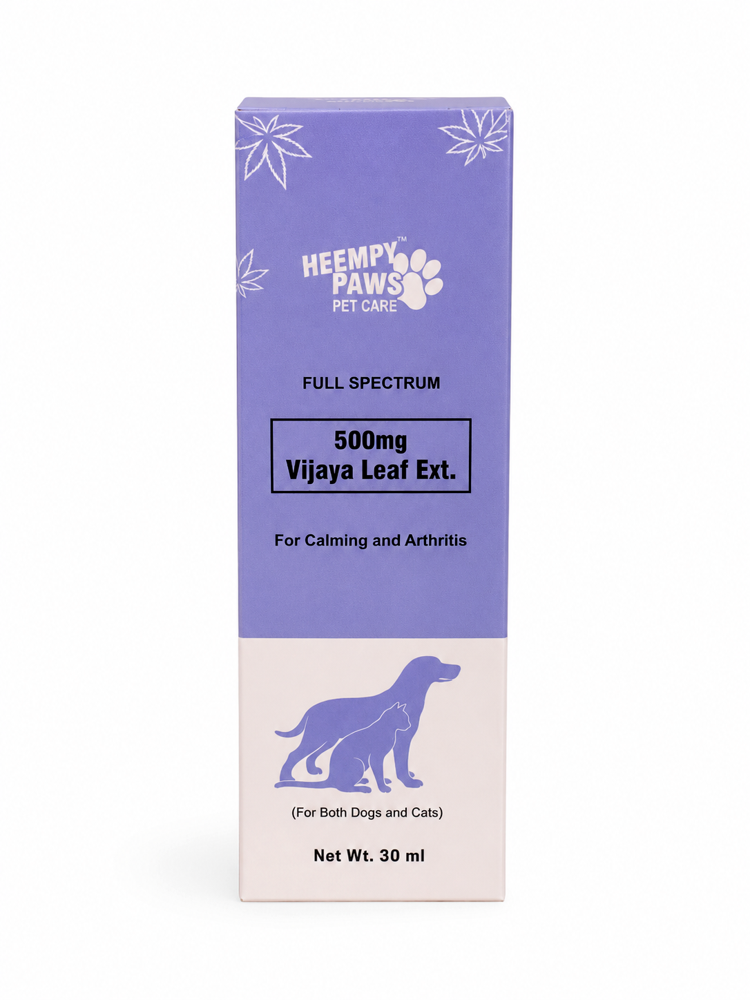 Full spectrum Vijaya Leaf Ext (500mg CBD oil)