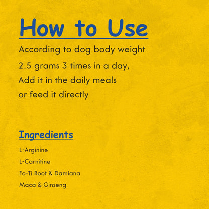 Breeding solution for Male dogs